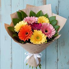 Букет цветов из:  Герберы #REPLACE_PRED# Короче