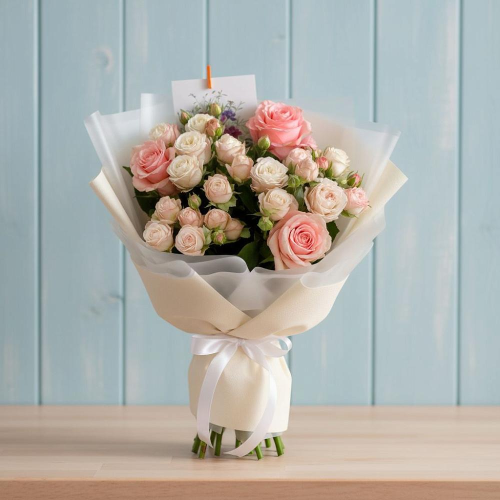 Букет цветов из: Розы в Короче