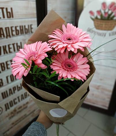 Букет цветов из: Герберы в Короче