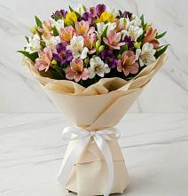 Букет цветов из:  Альстромерии #REPLACE_PRED# Короче