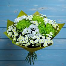 Букет цветов из:  Хризантемы #REPLACE_PRED# Короче