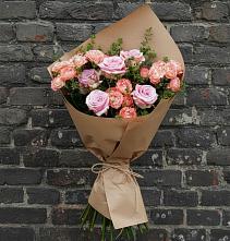 Букет цветов из:  Розы #REPLACE_PRED# Короче