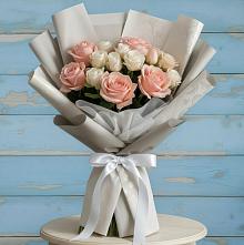 Букет цветов из:  Розы #REPLACE_PRED# Короче