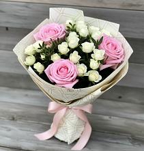 Букет цветов из:  Розы #REPLACE_PRED# Короче