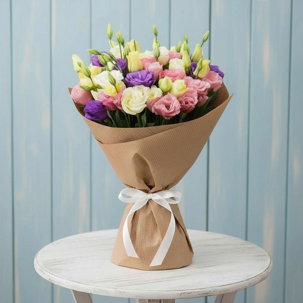 Букет цветов из: Лизиантусы в Короче