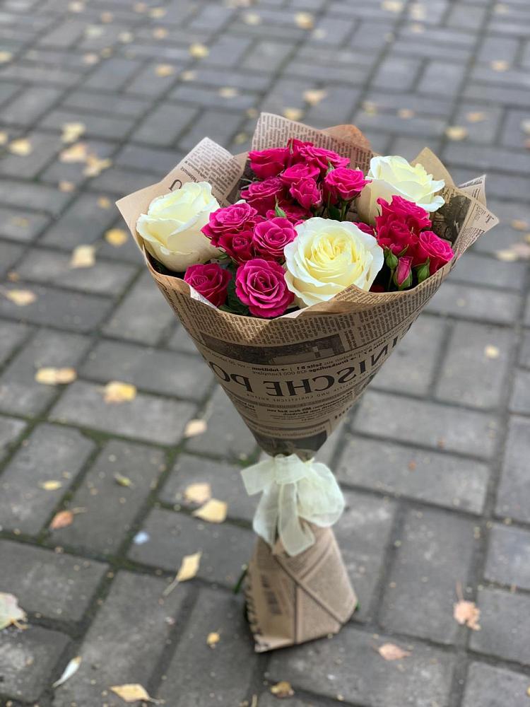 Букет цветов из: Розы в Короче