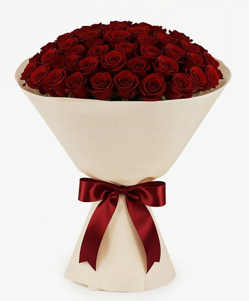 Букет 101 Бордовая роза Блэк Бакарра в Короче