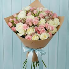 Букет цветов из:  Розы #REPLACE_PRED# Короче