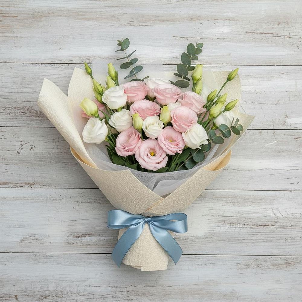 Букет цветов из: Лизиантусы в Короче